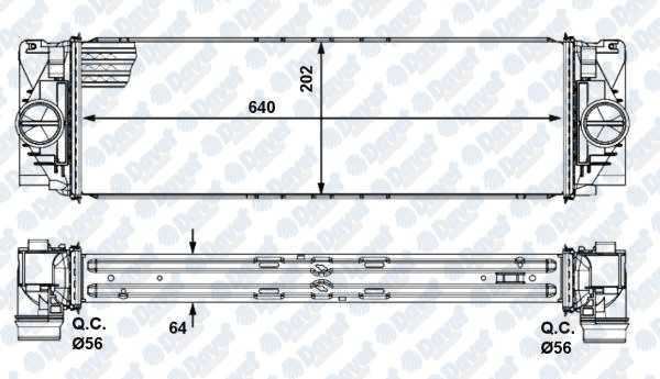 KALE 350885 Turbo Radyatoru (Intercooler) W906 Sprinter Cdi Crafter 2.0 Tdi 06>